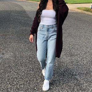 Abercormbie High Rise Mom Jean